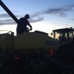 Nebraska farmer finished planting yesterday