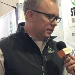 Talking seed with Stine at the Iowa Power Farming Show