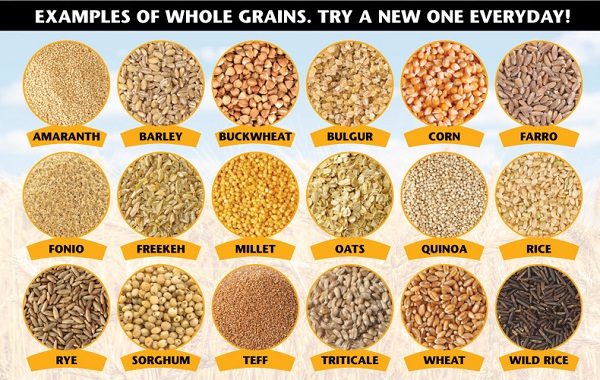 whole grains list