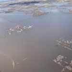 Extensive damage to flooded farmland in eastern Nebraska