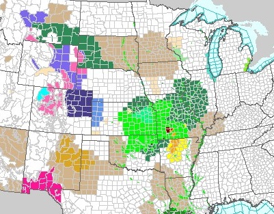 NWS map may 21 - Brownfield Ag News