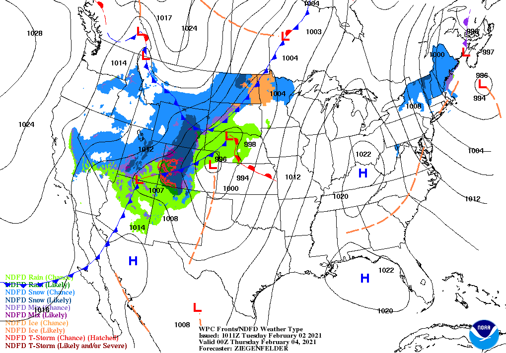 Cold wave pattern to target the Heartland Brownfield Ag News