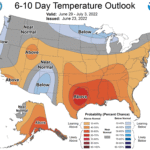 Seasonal warmth; a wetter pattern to evolve on the Plains, parts of the Corn Belt