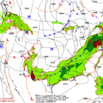 Drier, cooler weather generally covers much of the Heartland
