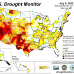 National Drought Monitor shows drought is intensifying in the U.S.