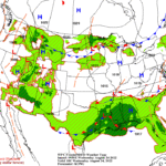 Mild to seasonally warm weather across the Heartland; a few showers north