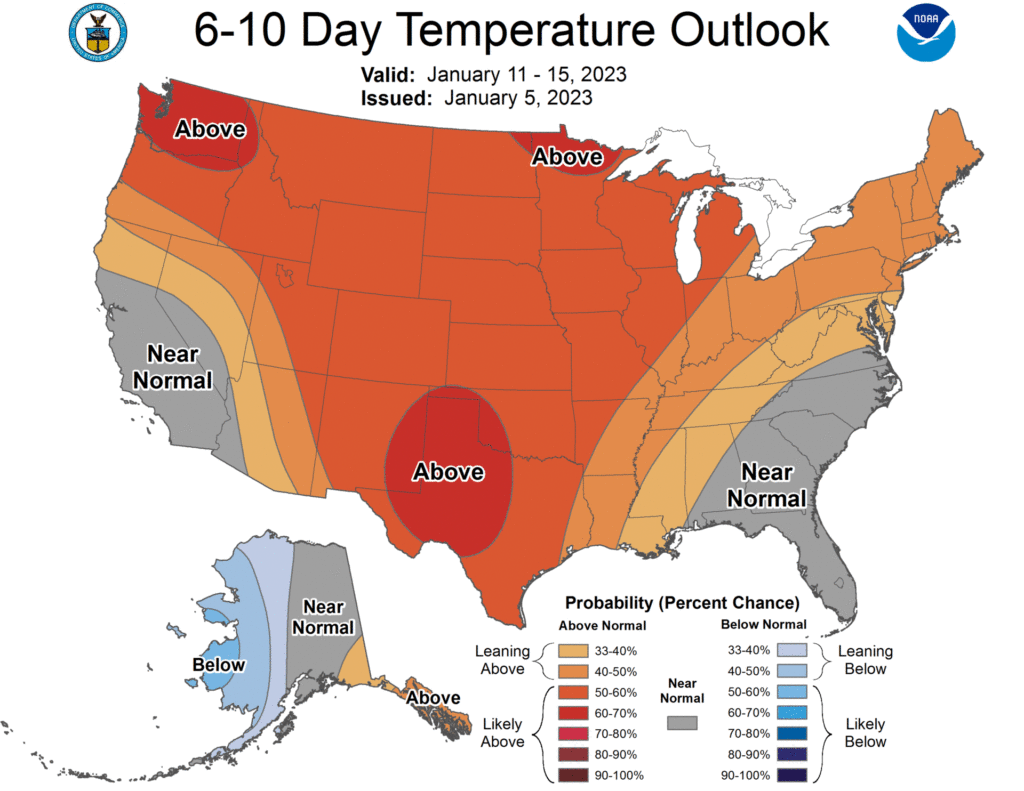 A mild January pattern for the Heartland; heavy precipitation to