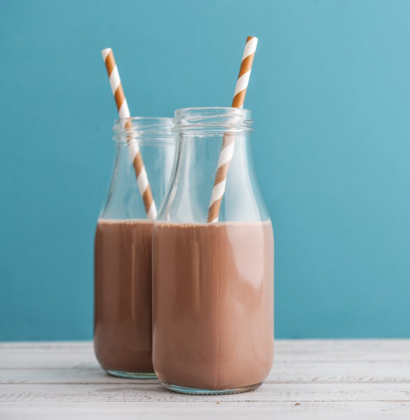 Brown's kids drink chocolate milk from Stanley Cup