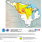 A warm-up underway on the Plains, fair weather returns to much of the Midwestern Corn Belt