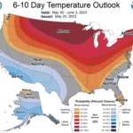 Very warm pattern ahead for the Heartland; largely dry weather for the eastern Corn Belt