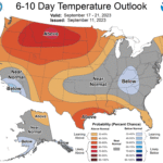 A gradual warming trend ahead for the Heartland; a largely dry period