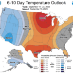 A warmer pattern ahead for the Heartland; showery days for the Plains, western Corn Belt