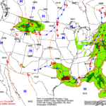 Cool, comfortable weather across the Midwest Corn Belt; scattered rains on the Plains